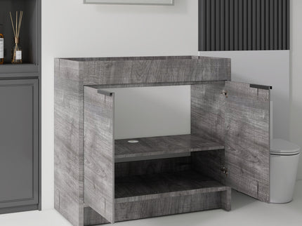Freestanding Bathroom Vanity Cabinet With Soft Close Doors, Cabinet Only