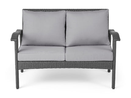Honolulu - Loveseat - Gray / Silver