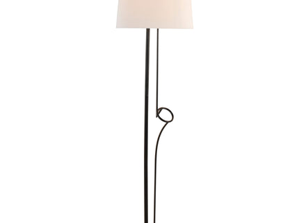 Shadow Contemporary Floor Lamp - Black / White
