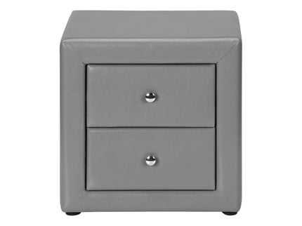 Nightstand, Storage Drawer Versatile Use, Upholstered, Transitional