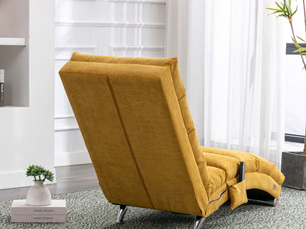 Massage Chaise Lounge Indoor With Remote Control, Ergonomic Electric Massage Lounger