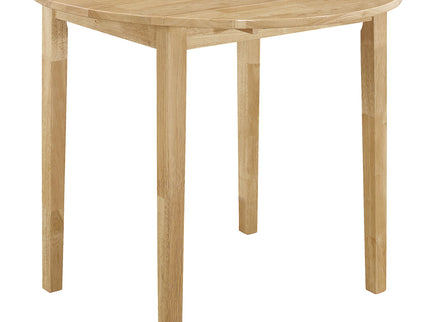 3 Piece Dining Set With Drop Leaf Table And Upholstered Chairs