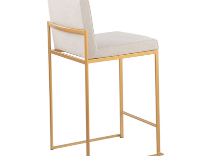 Fuji - Contemporary High Back Stylish Counter Stool