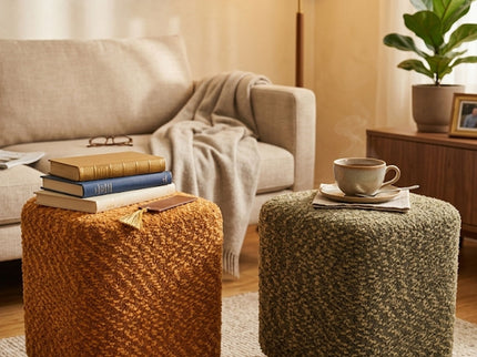 Upholstered 360° Swivel Vanity Stool