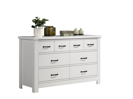 Cassini - 6 Drawer Dresser - White
