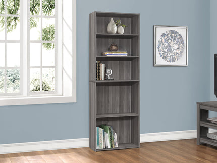 Bookshelf, Bookcase, 6 Tier, For Office, Transitional