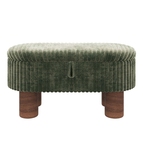 Modern Storage Ottoman Bench For Living Room