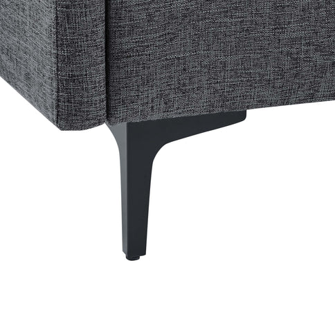 Upholstered Modular Sectional & Tall Legs
