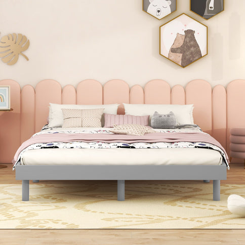 Modern Floating Platform Bed Frame