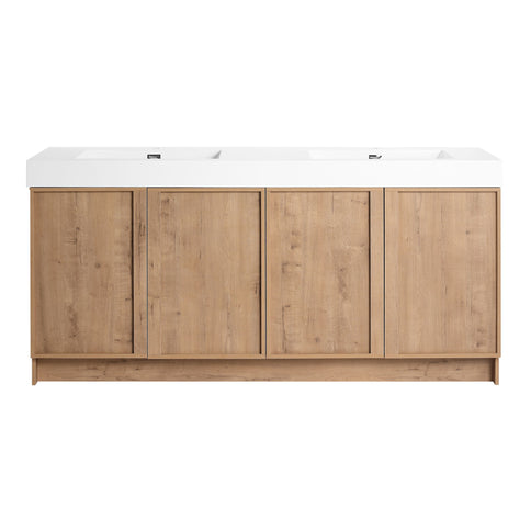 Freestanding Bathroom Vanity With Sink, Soft Close Doors