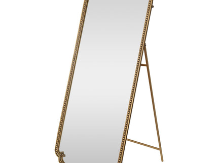 Full Length Mirror With Stand, Floor Standing Dressing For Bedroom - Antique Gold