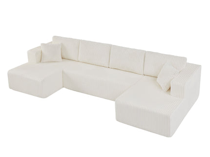 U - Shaped Modular Sectional Sofa For Living Room