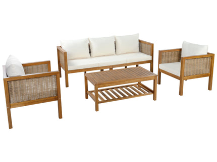 Patio Set Outdoor With Coffee Table And Cushions