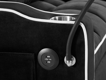 Convertible Sleeper Chair Sofa Bed Adjustable Pull Out Sleeper Chair Bed Multi-Pockets Folding Sofa Bed For Living Room Bedroom Small Space, 3 In 1 Sofa Bed