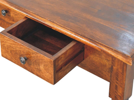 Turned Legs Drawer Console Table