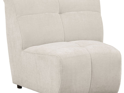 Oliver - 5 Piece Upholstered Sectional Sofa With Curved Silhouette - Ivory