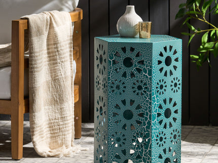 Galore - Side Table With Sunburst Cut Out Design