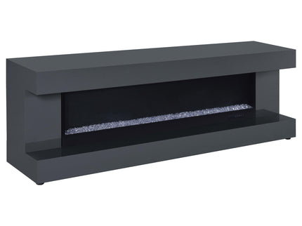 TV Stand Fireplace Console With Bluetooth Speaker