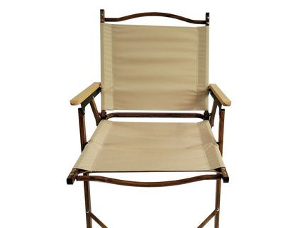 Comfy - Foldable And Portable Chair With Armrests, Indoor And Outdoor Universal (Set of 4) - Brown