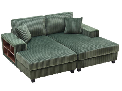 Convertible Sectional Sofa, Sleeper Oversized Living Room Lounge