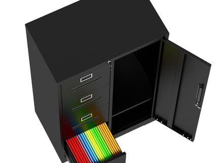 Storage Vertical Filing Cabinet With Lock