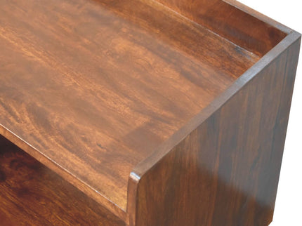 Open Top Media Unit - Brown