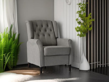 Brand New Recliner Sofa Cozy Soft Living Room Sofa Chair - Light Gray