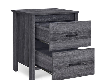 Titeca - Contemporary Wood 2 Drawer Nightstand