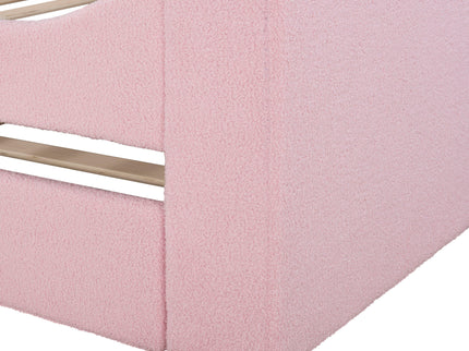 Upholstered Daybed With Storage Armrests, Trundle And Latest Integrated tooth Audio System