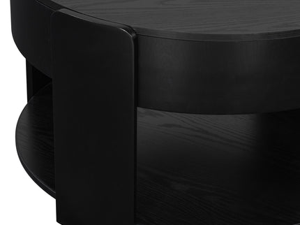 Round Lift Top Coffee Table With Hidden Storage
