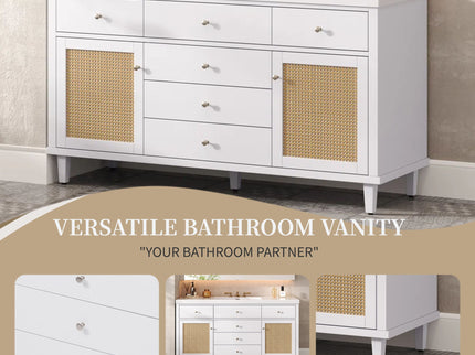 Modern Bathroom Vanity With Sink, Soft Close Drawers