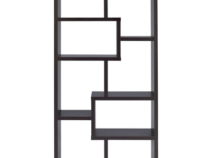 8 Shelf Geometric Bookcase