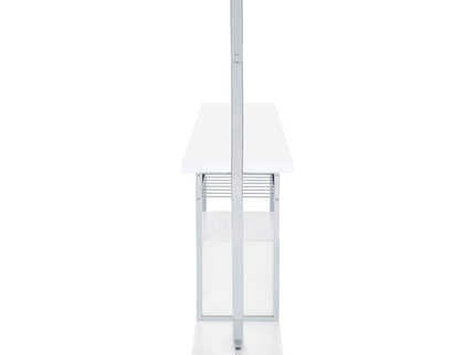 Casey - 2 Door Home Bar Storage Bar With Customizable Lighting - White