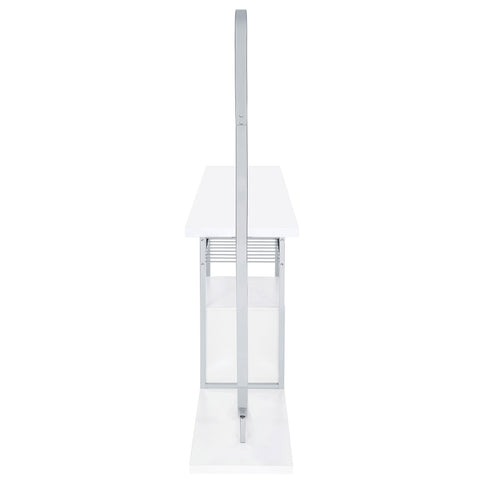 Casey - 2 Door Home Bar Storage Bar With Customizable Lighting - White