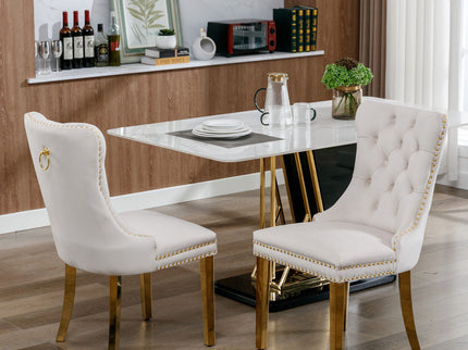 Nikki - Modern, High-End Tufted Dining Chair (Set of 2)