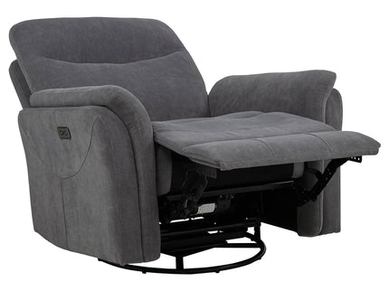 Beacon - Power Swivel Recliner With USB Charging And Adjustable Recline