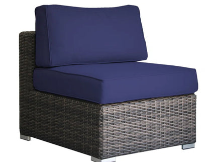 Modern Rattan Wicker Seating Group With Cushions
