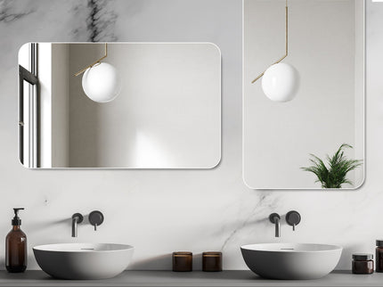 Bathroom Vanity Mirror, Wall-Mounted Mirror For Bathroom Anti-Fog, Waterproof