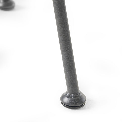Petrichor - Outdoor Side Table With Tempered Glass And Steel Frame