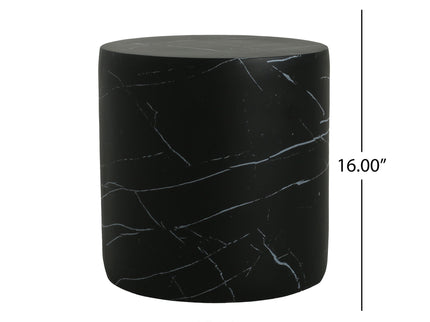 Cylindrical Design, Outdoor Lightweight Concrete Side Table