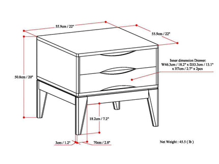 Harper - Handcrafted End Table