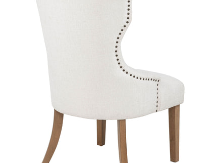 Tufted Dining Chair With Button Tufting And Nailhead Trim