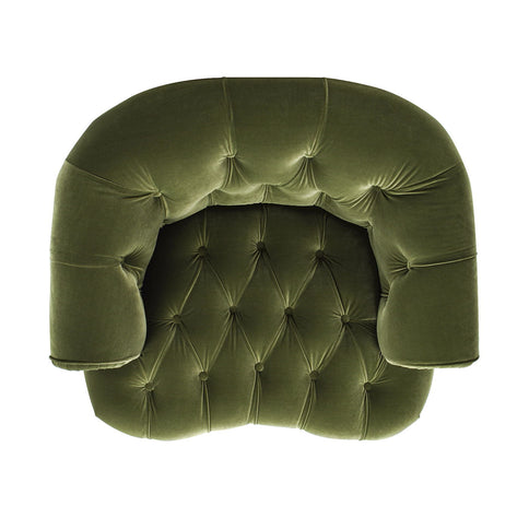 La Rosa - Victorian Tufted Upholstered Accent Chair
