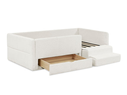 Safe Kids Bed With Guardrails And Storage