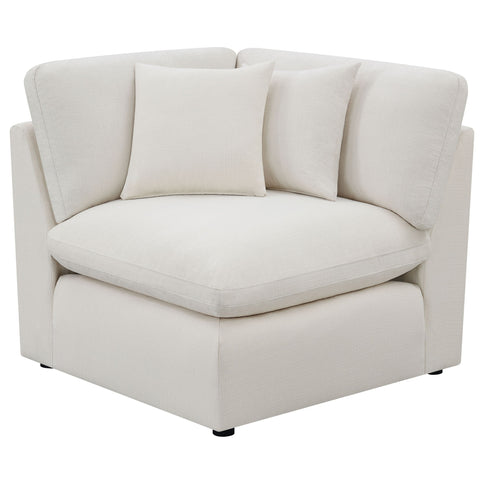 Greeley - 5 Piece Upholstered Modular Sectional Sofa - Ivory