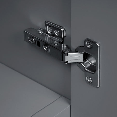 Transitional Style Bathroom Vanity Cabinet With Ceramic Sink