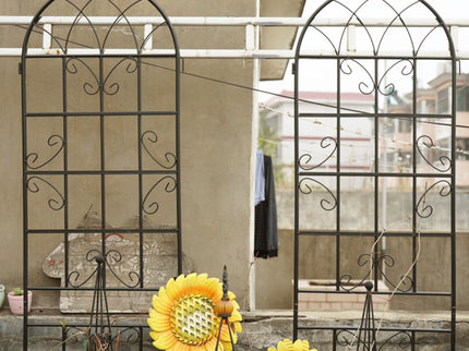 Metal Garden Rustproof Trellis For Climbing Plants Outdoor Flower Support