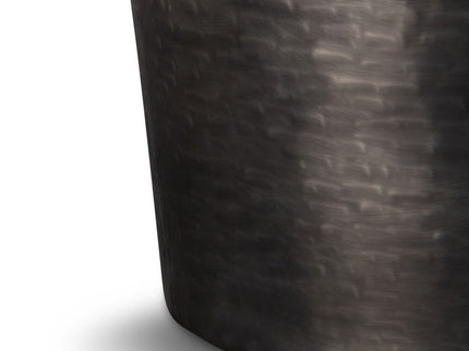 Troy - Metal Accent Table - Antique Silver