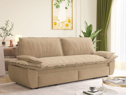 Queen Pull Out Bed, 3 In 1 Convertible Sleeper Sofa