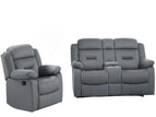 Dark Gray / 2 Pc. Loveseat, Chair